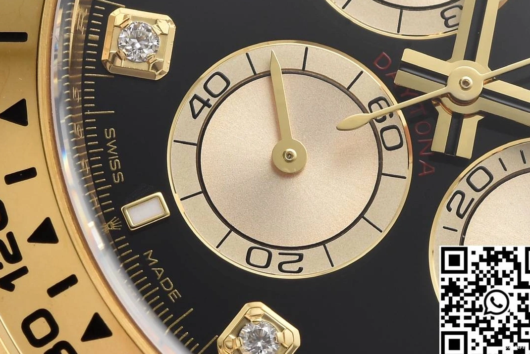 Rolex Clean Bezel Diamond Daytona Factory M126508 Cosmograph Gold Hourmarker 0129